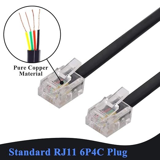 Phone Cord 50FT, Landline Telephone Cable - Image 2
