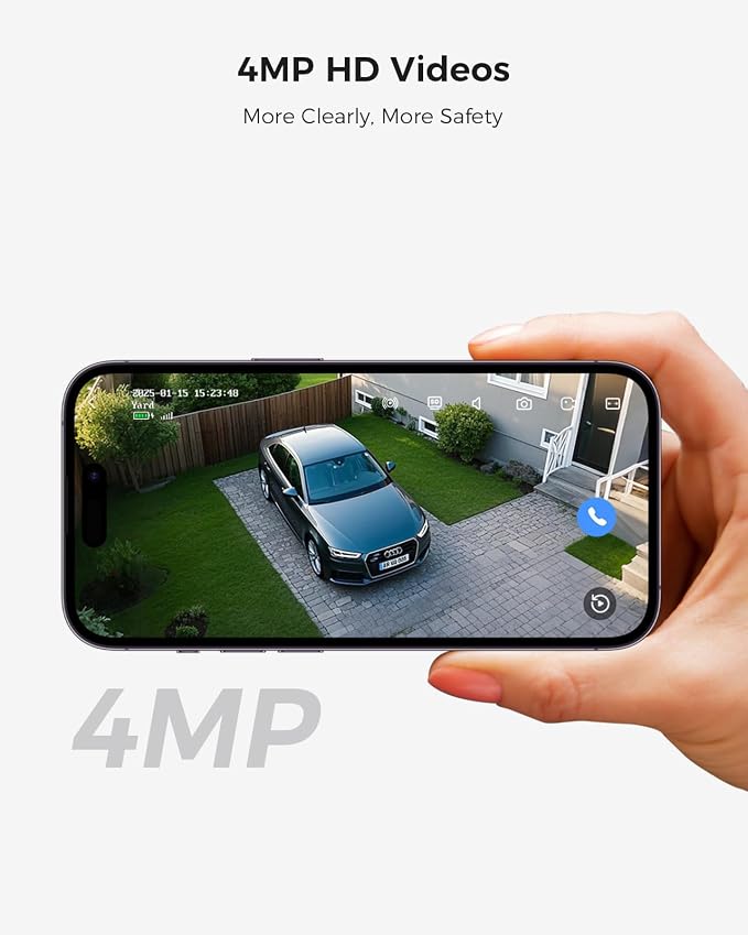Hiseeu Security Cameras Wireless Outdoor, WiFi Pro 5G/2.4G Cameras - Image 4