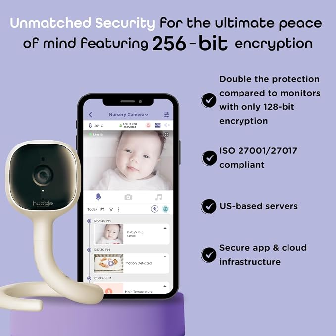 Hubble Connected AI Vision 5-in-1 2K UHD Baby Monitor - Image 4