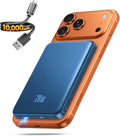Portable Charger for Magsafe Power Bank - 10000mAh Magnetic Phone Charger, USB-C 22W PD Fast Charging, Slim Wireless Battery Pack for iPhone 17/16/15/14/13 Series,for Travel Cruise Essentials-Navy by WELCOME