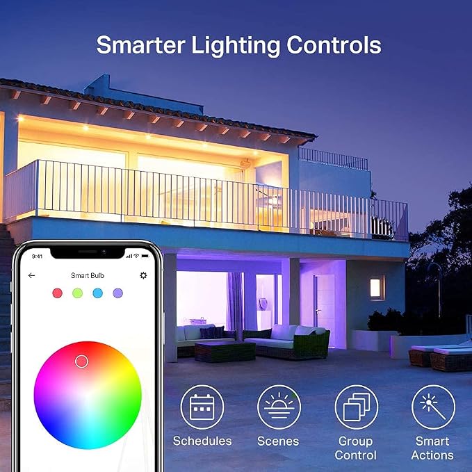 Kasa Smart Bulb, 1000 Lumens Full Color Changing Dimmable Smart WiFi Light Bulb - Image 3