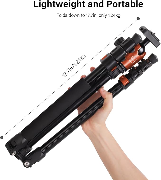 Geekoto 73-Inch Camera Tripod - Image 3