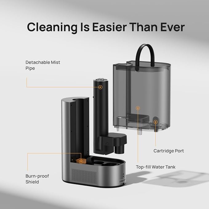 DREO 6L Humidifiers for Bedroom, Smart Warm & Cool Mist for Large Room, 60Hr Quiet Runtime for Baby, Plant, Humidity Sensor, Indicator Light, 12H Timer, Google/Alexa, HM713S - Image 7