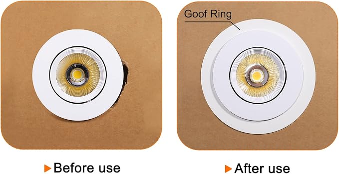 PATIKIL 4.5" ID 6.3" OD Light Trim Ring - Image 5