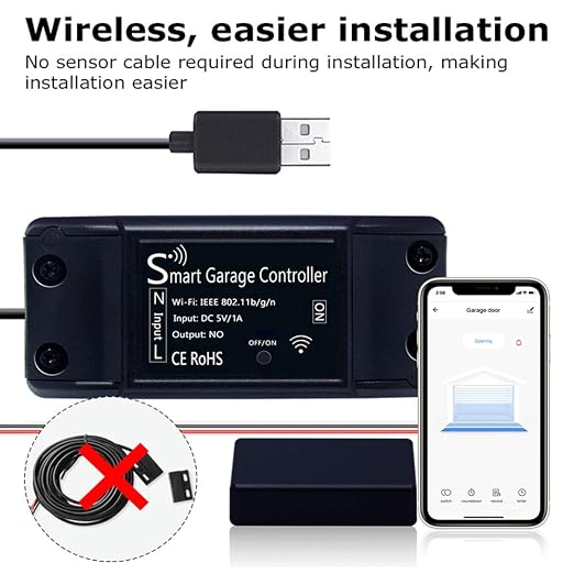 AGSHOME Wireless Smart Wi-Fi Garage Door Opener TUYA and Smart Life APP - Image 2