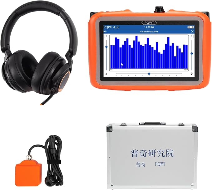 Wall Leak Detector, 0.5m Depth Underground Water Leak Detector by PQWT