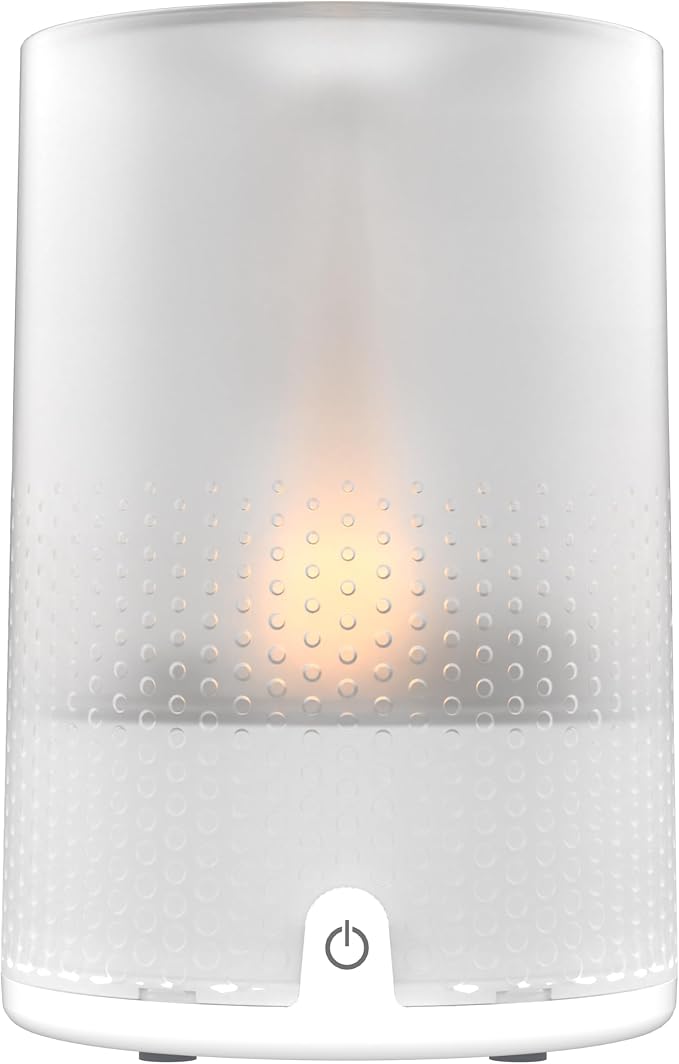 Vornado Votiv 4 Whole Room Ultrasonic Humidifier with Ambient Lighting, 1 Gallon Output, Carry Handle, Simple Refill, Touch Controls, 2 Mist Settings, Humidifier for Bedroom, Translucent White - Image 2