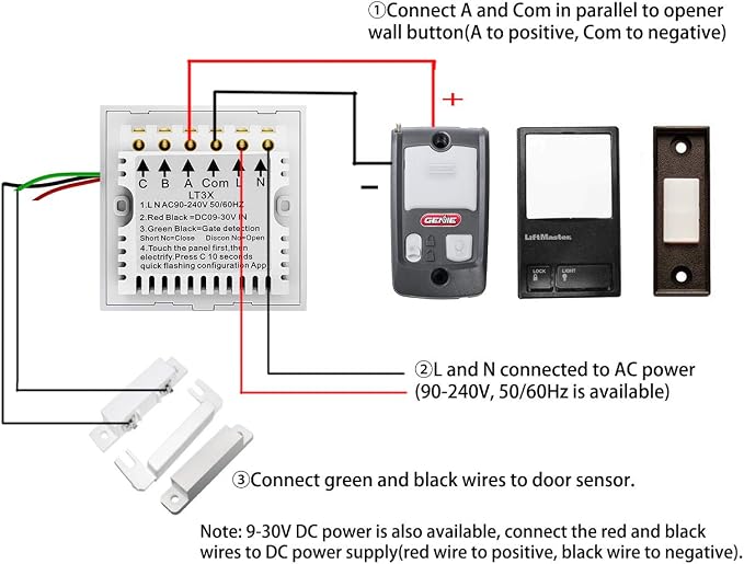 Wireless Garage Door Opener Remote WiFi Switch Universal Controlled by - Image 4
