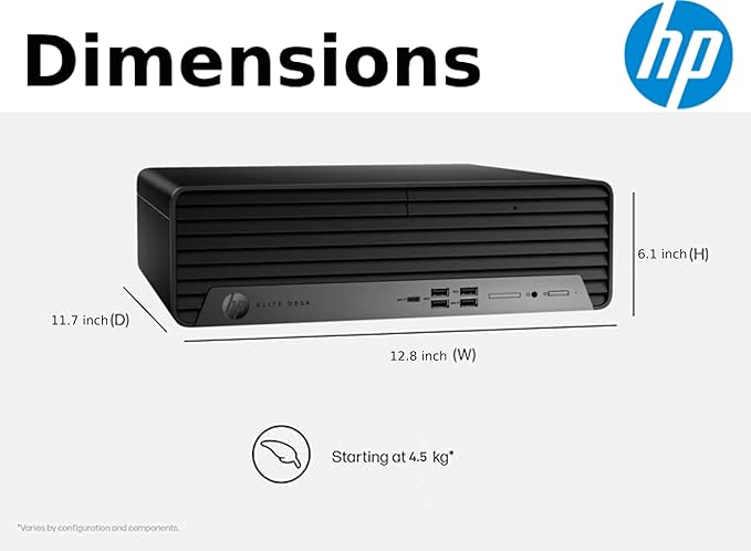 HP Elite 805 G9 SFF Business Desktop Computer, AMD Ryzen 5 8500G, 16GB DDR5, 1TB PCIe SSD, Radeon 740M Graphics, Dual 4K Display Support, USB-C, HDMI, RJ-45, Wi-Fi, Wired KB & Mouse, Win11 Pro - Image 4