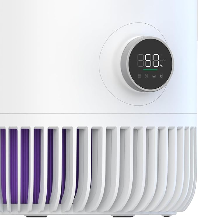 2 in 1 Air Purifier and Evaporative Humidifier Combo for Bedroom, H13 True HEPA Filter, Cool Mist-Free Air Humidifier evaporative WIFI Connect - Image 9