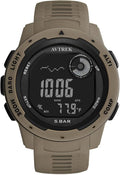 AVTREK Tactical Watch with Compass, 50M Waterproof Pedometer, Digital Altimeter by AVTREK