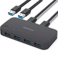 BENFEI USB 3.0 Switch, USB Switch 2 Computers Share 4 USB by BENFEI