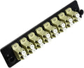 RiteAV LGX Footprint Fiber Optic Cable LC Adapter Patch Panel 8 Ports Loaded by RiteAV