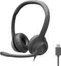 Logitech H391 Wired Headset PC/Laptop Stereo Headphones - Graphite | Stereo headphones for PC or laptop, in-line controls, works with Chromebook by Unknown