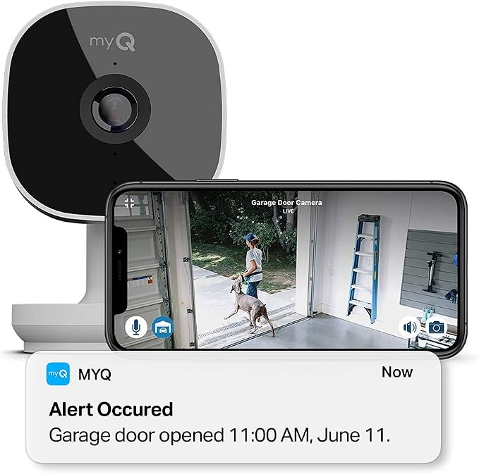 CHAMBERLAIN myQ Smart Garage HD Camera & Smart Garage Hub Bundle- Wi-Fi & - Image 3