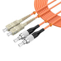 OM1 Multimode Duplex Fiber Patch Cable, SC/UPC to FC/UPC, 62.5/125μm 1.8M/5.9FT by lidkew