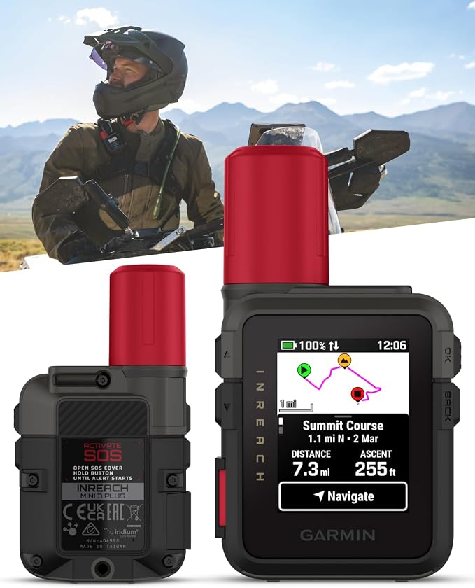 Garmin inReach Mini 3 Plus Rugged Global Satellite Communicator, Touchscreen - Image 6