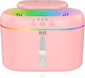 2L humidifiers for bedroom Room Home Ultra-Quiet 28 dB Quiet Supersized Cool Mist Air Humidifier for Baby Nursery，Dual Nozzie，Easy to Clean & Fill, 7 Color NightLight (Light Pink) by Lisacool