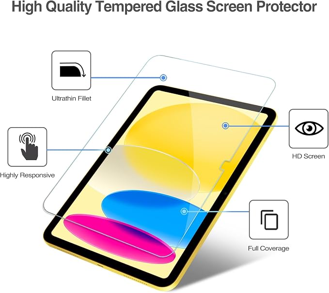 ProCase Screen Protector for iPad A16 2025 11th/10th 2022 Generation, 2 - Image 7