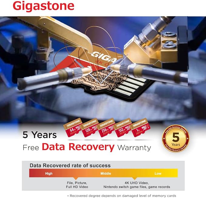 【for Switch 1 Only】 Gigastone 512GB Micro SD Card 2-Pack, 4K Game Pro, MicroSDXC - Image 8