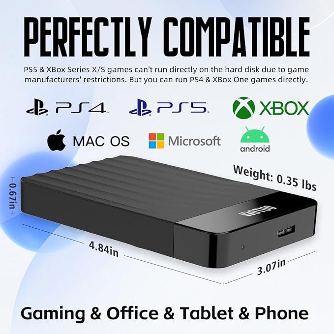 YOTUO Portable External Hard Drive Storage Expansion Mobile HDD USB 3.0 - Image 4