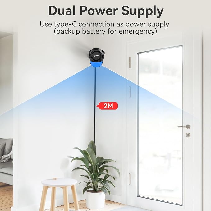 CPVAN WiFi Motion Sensor Alarm, 125dB Smart PIR Motion Detector - Image 7