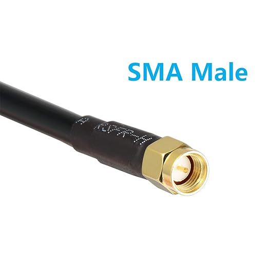 3ft N Male to SMA Male Cable, SMA to N Cable 50 ohm Ultra Low Loss KMR240 - Image 2
