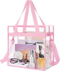 BAGAIL Clear Bags 12x6x12 Stadium Approved Clear Tote Bag by BAGAIL