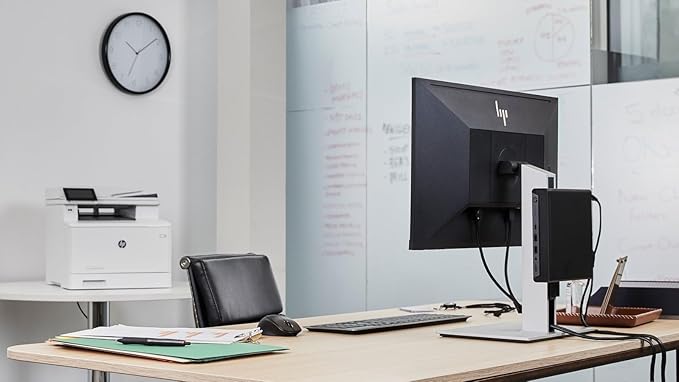 HP Prodesk 400 Mini PC, i7-12700T, 16GB DDR4 RAM, 512GB SSD, Windows 11 Pro | Ultra-Compact & Silent Design Desktop Computer for Business, 3X 4K Display Support, Wired Keyboard & Mouse & Stand - Image 7