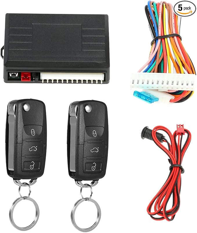 Shkalacar Universal Keyless Entry System, Keyless Entry Door Lock Trunk Release by Shkalacar