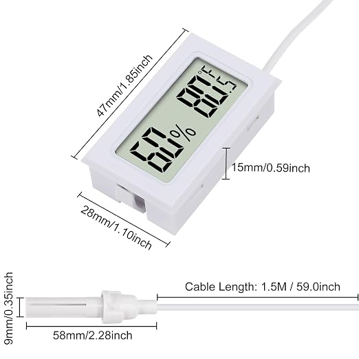 3Pcs Mini Digital Thermometer Hygrometer - Image 5