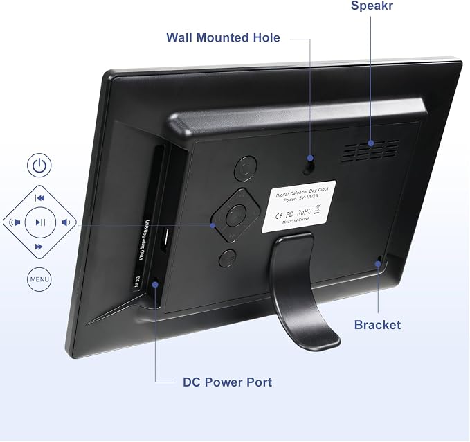 10.1 Inch Digital Alarm Clock - Image 6