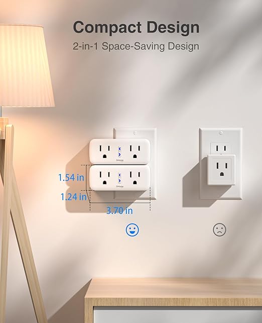 Dual Smart Plug 15A, GHome Smart Plugs Work - Image 6