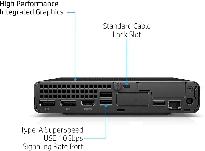 HP Elite Mini 800 G9 Desktop, Intel i9-14900T, 16GB DDR5, 512GB SSD | Business EliteDesk Computer, WiFi 6, Bluetooth, Keyboard Included, no Mouse, Windows 11 Pro - Image 5