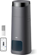 DREO 16L Smart Humidifier Large Room 1000 ft², 130H Cool Mist Air Humidifiers for Bedroom Plants Baby, Top Fill, Remote/Touch/Voice & APP Control, Clean Tank Technology, 30dB, HM755S Grey by DREO