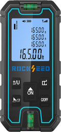 Laser Measure 165 Feet, RockSeed Portable Laser Distance Meter, Digital by RockSeed