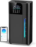 18L/4.7Gal Smart Humidifier Large Room, Warm & Cool Mist Humidifiers, Up to 2500 sq ft Whole House Coverage, 800mL/h Output, 24H Timer, Top Fill, 70H Runtime, Humidifier for Bedroom, Home, Office by Aerzy