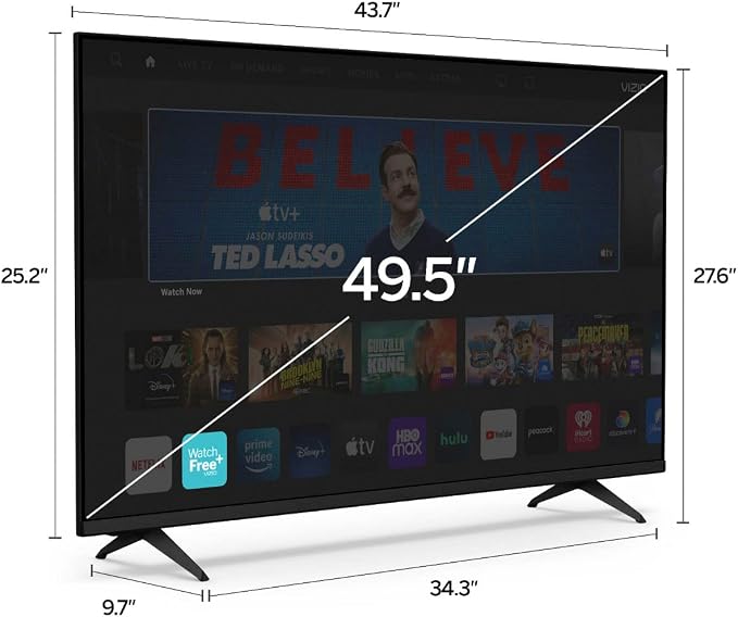 VIZIO 50" Class V-Series - V505M-K09 - 4K Ultra HD - Smart TV WiFi 6E Tri-Band - Gaming - AMD FreeSync & VRR Dolby Vision - HDR/HDR10+ Bluetooth Capable - IQ Active Processor - Voice Remote (Renewed) - Image 4