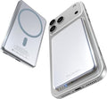 [0.3" Ultra Slim] [Alloy-Made] ULiXWH for Magsafe Portable Charger for iPhone, 2026 Upgrade 5000mAh Fast Charging Magnetic Power Bank, Wireless Battery Pack for iPhone 17 Air 16 15 Pro Max 14, Silver by ULiXWH
