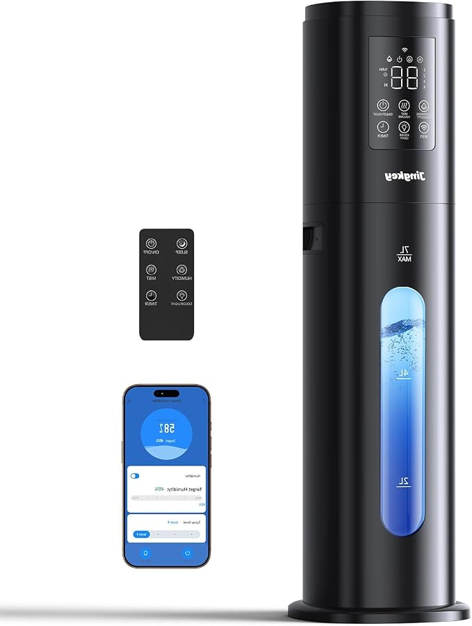 Humidifiers for Bedroom Large Room with Smart App & Remote Control, 7L/1.85Gal Large Humidifier with Night Light,Top Fill Whole House Quite Humidifier for Home by Unknown