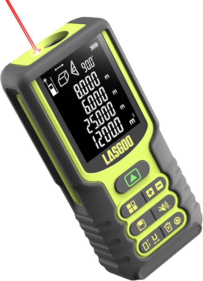 Laser Measure, LASGOO 100m/328ft Laser Measurement Tool, Laser Distance Meter by LASGOODirect