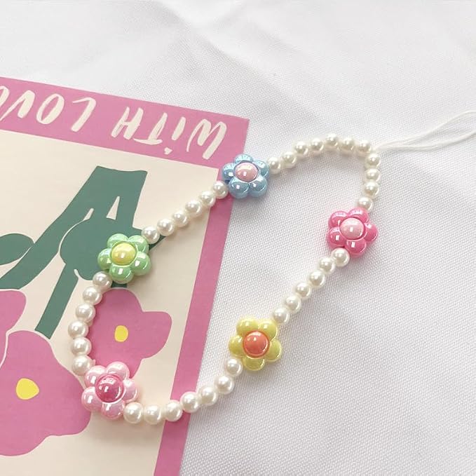 Beaded Camera Wrist Strap Cute Digital Camera Charm Lanyard, Phone Wristlet - Image 5