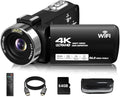 Video Camera, 4K Camcorder 56MP Digital Video Recorder 18X Zoom 3" 270° by SMARTKLIK