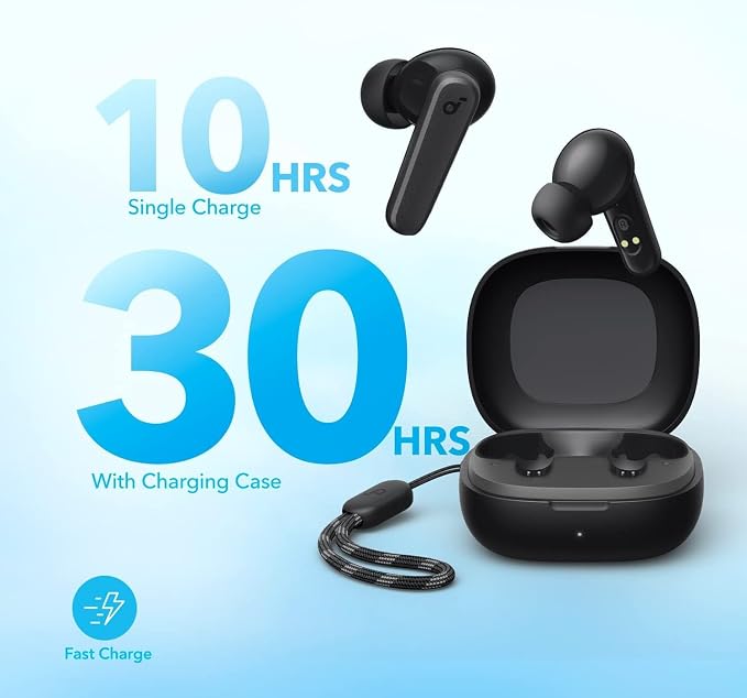 Soundcore by Anker P20i True Wireless Earbuds, with Big Bass, 30H Playtime | Bluetooth 5.3, Water-Resistant, 2 Mics for AI Clear Calls, 22 Preset EQs, Customization via App - Image 4