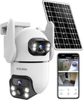 Dual Lens Security Cameras Wireless Outdoor by ESCANU
