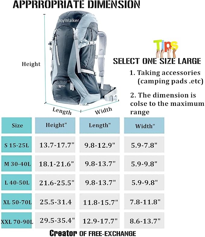 Joy Walker Waterproof Backpack Rain Cover, 12000mm Ultra-Waterproof, Upgraded - Image 6