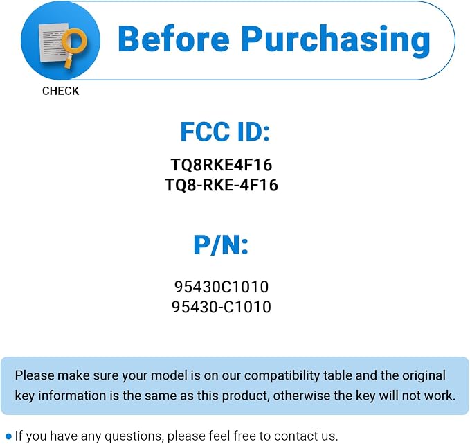 Key Fob Replacement Compatible - Image 3