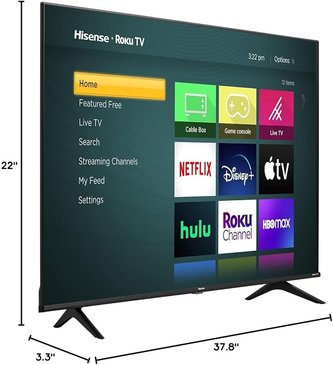 Hisense 43-Inch Class R6090G Roku 4K UHD Smart TV with Alexa Compatibility (43R6090G, 2020 Model) - Image 9