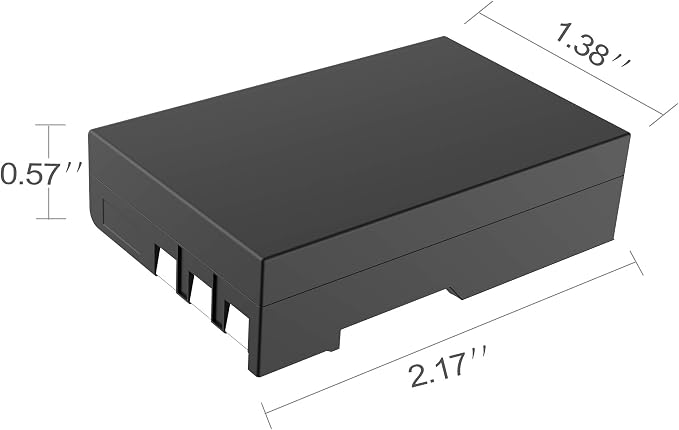 EN-EL9 EN EL9a Battery Pack, LP 2-Pack 2000mAh Rechargeable Li-Ion Battery Set - Image 9