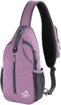 WATERFLY Crossbody Sling Backpack Sling Bag Travel Hiking Chest Bag Daypack by Waterfly